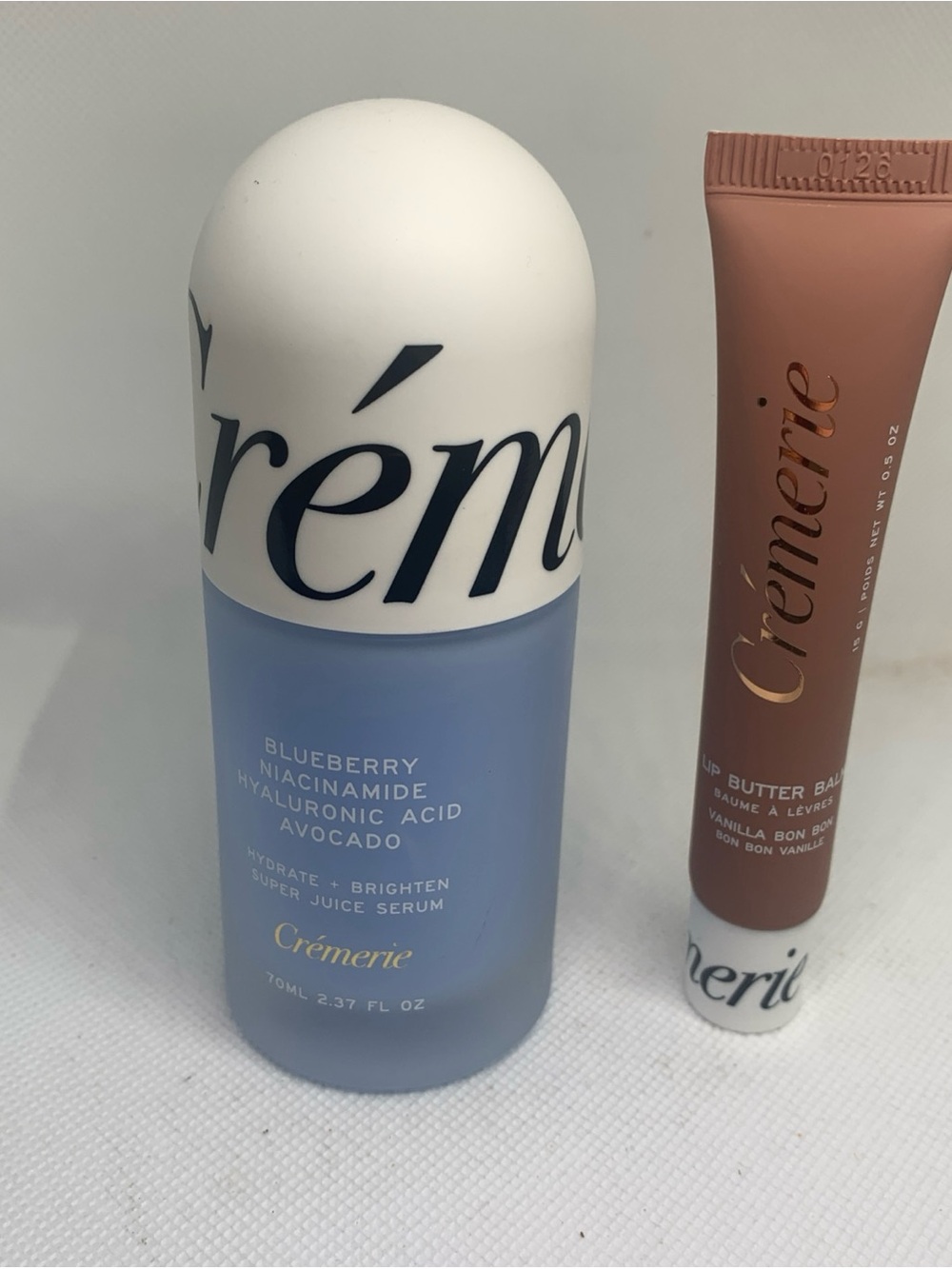 Crèmerie Blueberry Super Juice Serum + Lip Butter Balm (Vanilla Bon Bon) New